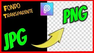 Como hacer una imagen PNG en Picsart - Como Borrar fondo