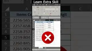 Last 4 Digit Flash Fill Tricks in Excel