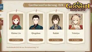 Genshin Impact - Geniale Beschwörung: Gastherausforderungen: Kleine Liu, Qingzhou, Railah, Yoimiya🔥
