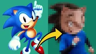 What if Sonic was human? (PHOTOSHOP)
