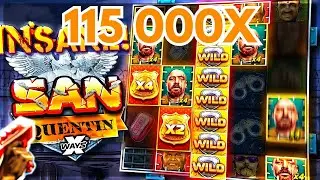 115 000X SAN QUENTIN 2 BONUS! | NO LIMIT CITY | TWITCH ISOIMMAT VOITOT | SAN QUENTIN 2 SLOT