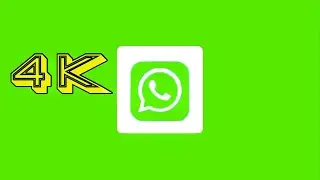 Whatsapp logo  animation green screen [ 4K video ] || Green Screen videos ||