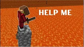 Minecraft but lava is rising every 1.5 seconds