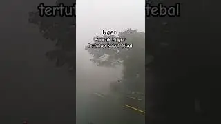 Ngeri kabut tebal di Puncak Bogor 