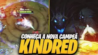 Conheça a KINDRED e Suas HABILIDADES Antes Dela Chegar ao WILD RIFT!
