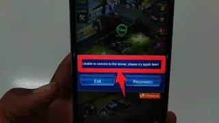How to fix Unable to connect to the server please try again later! problem solve