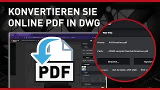 Convert PDF to DWG online