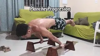 MINHA EVOLUÇÃO DE 6 MESES DE PLANCHE! ( MY 6 MONTH EVOLUTION OF  PLANCHE )