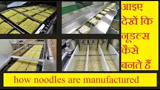 how noodles are manufactured |आइए देखें कि नूडल्स कैसे बनते हैं