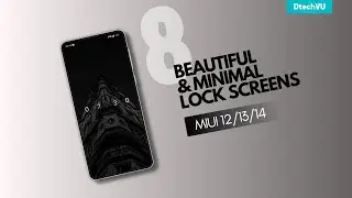 Minimal MIUI Themes with Beautiful Lock Screens | Best MIUI Themes Lock Screen ke liye