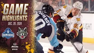 Milwaukee Admirals at Chicago Wolves | Game Highlights | Dec. 28, 2024