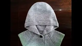 ВЯЗАНИЕ КАПЮШОНА КАРДИГАНА МК / HOW TO KNIT THE HOOD OF CARDIGAN / HIRKA KAPŞONU NASIL ÖRÜLÜR