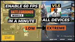 How to enable 60fps in bgmi | How to unlock 60fps in bgmi | Want to play BGMI in 60 fps - bgmi