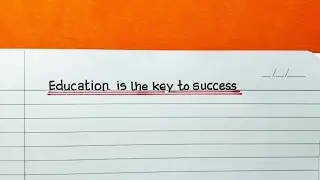 Speech on education is the key of success | speech on importance of education in english