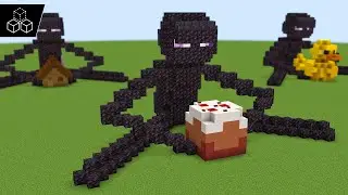 Build a Sitting Enderman | Minecraft Tutorial