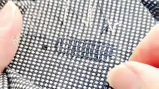 How to repair a hole in clothing with a sewing needle