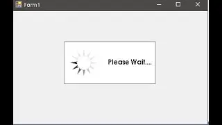 C# winform Wait Form