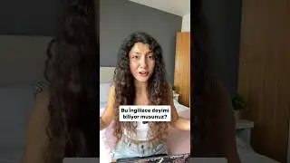 Bu deyimi biliyor musunuz? #ingilizceöğreniyorum #ingilizcedersi #ingilizcekelime