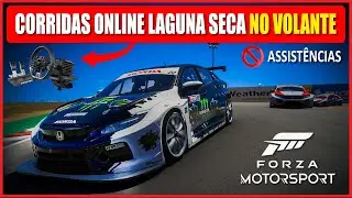 FORZA MOTORSPORT 2023 CORRIDA ONLINE LAGUNA SECA HONDA CIVIC TYPE R NO VOLANTE SEM ASSISTÊNCIAS