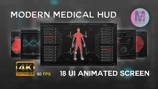 Sci-Fi & Modern Medical HUD Screen | Emotion Graphics | 2022
