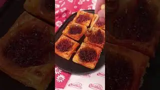 🍯Canapés de sobrasada, cebolla caramelizada y miel🍯 #receta #recetafacil #canapes