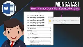 Cara Mengatasi Error! Cannot open file Saat Update Daftar Isi di Ms. Word