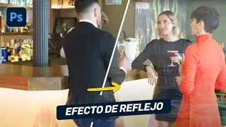 Como aplicar un EFECTO DE REFLEJO en vidrio en PHOTOSHOP