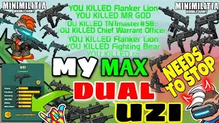 mini militia - My Dual UZI Needs To Be Stop | Mini Militia Gameplay
