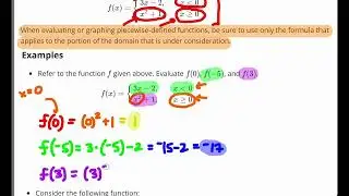 3.4 - Piecewise Functions
