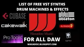 The Best FREE Plug in Synths & Effects VST for all DAW ableton protools  cuebase