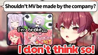 Marine Reveals Her Thoughts on the Current Situation of Project Costs[Hololive/EngSub/JpSub]