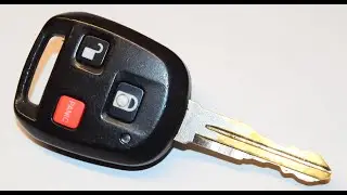 Isuzu Axiom / Rodeo Key Fob Battery Replacement - EASY DIY