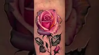 Realistic Rose Tattoo 🌷
