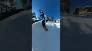Snowboarding through a town! | #snowboarding #Burton
