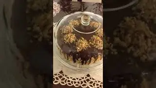 Walnut Chocolate Cake #chocolate #cake #walnut #shortvideo #shorts #delicious #yummycake