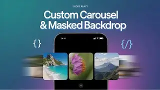 Create a Stunning Custom Animated Carousel with MaskedView Backdrop in React Native