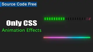 Simple Animation Effects HTML And CSS  | CSS Transforming Loader
