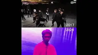 STRAY KIDS Felix hellevator 2017 vs 2020. 🖤