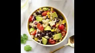 Southwestern Black Bean Couscous Salad