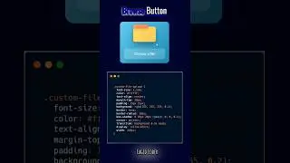 CREATE the BEST File Upload Button in JUST 10 Minutes with HTML CSS