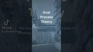 Definition of Dual Process Theory #dualprocesstheory #culturehabits #educationalpsychology #shorts