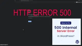 500 Internal Server Error | WordPress
