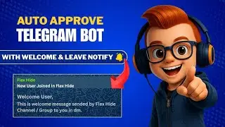 This Telegram Bot Auto Approves Members & Sends DM Welcome Messages 🤯