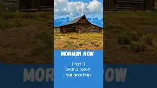 Mormon Row - Grand Teton National Park - Iconic Homesteading - Most Photographed - Buck-list