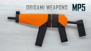 How to make MP5 Submachine Gun - Heckler & Koch MP5 easy origami
