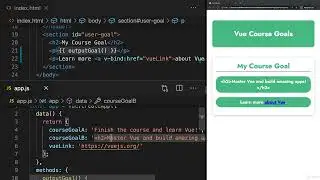 II. Basics & Core Concepts - DOM Interaction with Vue. 7. Outputting Raw HTML Content with v html