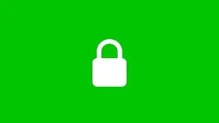 Lock and Unlock Animation | Green Screen | 4K | Free Download
