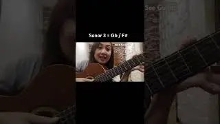 Main in B mayor tapi posisi chordnya C mayor. Emang bisa? #belajargitar #tutorialgitar