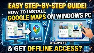 How to install Google Maps on a Windows PC?