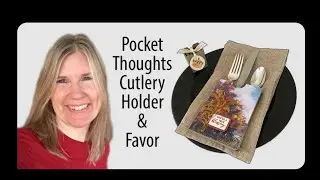 Pocket Thoughts Cutlery Holder & Favor